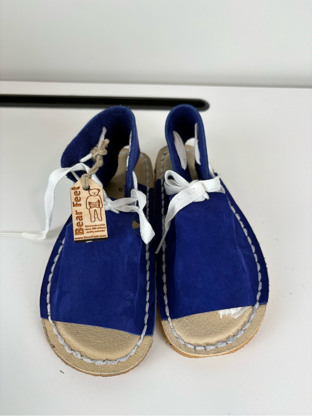 NIB Bear Feet Shoe Co Sandals in Royal Blue Size 10